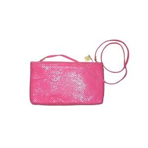 Whiting and Davis International Vintage Pink Purse
